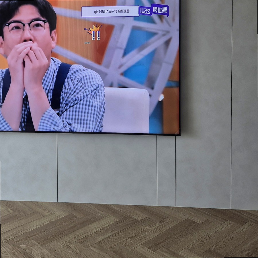 벽걸이TV 설치 현장